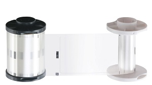 Plastkortskrivare laminat plastfilm