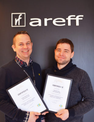 NXP certifiering Areff Systems AB
