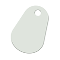 Keyfob Krypto white