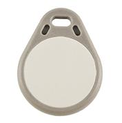 Keyfob Tearshape grey