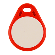 Keyfob Tearshape red